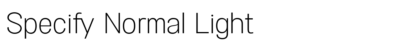 Specify Normal Light